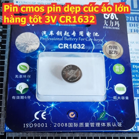 Viên Pin cmos pin dẹp cúc áo lớn hàng tốt 3V CR1616 CR1620 CR1632 1616 1620 1632 kde1939