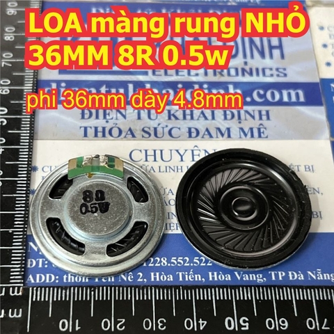 LOA NHỎ Loa màng rung mini hình tròn 8R 8Ohm 16R 16Ohm 0.5W đủ cỡ kde1942