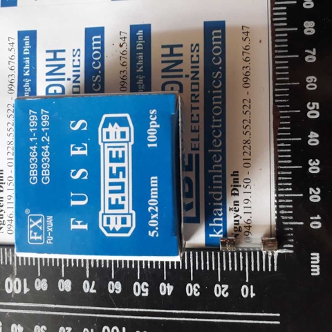 cầu chì TRÒN 5*20mm 250V 2A/3A/6A/10A loại tốt kde1960