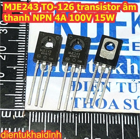 MJE243 MJE253 TO-126 transistor âm thanh NPN / PNP 4A 100V 15W kde1997