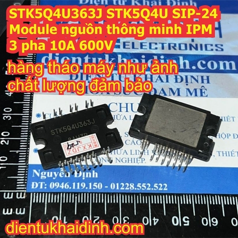 STK5Q4U363J STK5Q4U SIP-24 Module nguồn thông minh IPM 3 pha 10A 600V kde2103