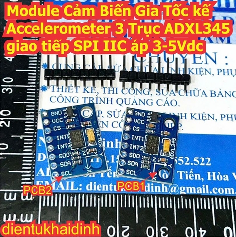 Module Cảm Biến Gia Tốc kế Accelerometer 3 Trục ADXL345 345B kde2157