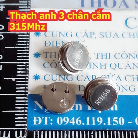 Thạch anh 3 chân cắm 315MHZ 49S DIP 3P kde2183