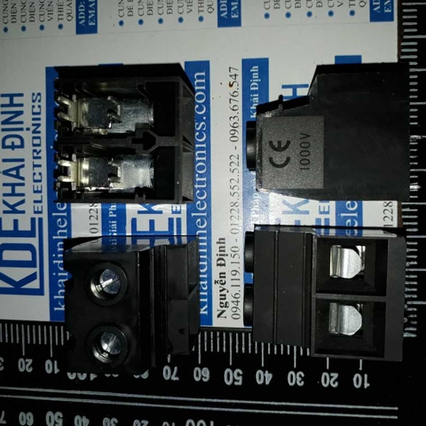 DOMINO, TERMINAL ĐẦU NỐI đen lớn 1000v/112A RS-317 2p kde2205