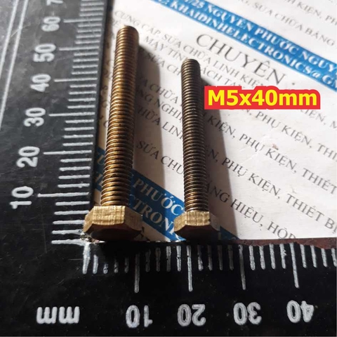 BULONG đồng dẫn điện tốt 5x40mm kde2470