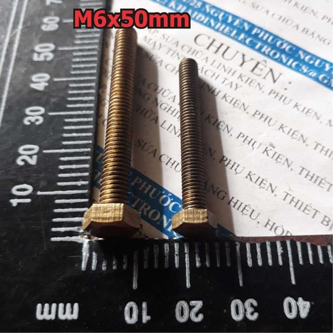 BULONG đồng dẫn điện tốt 6x50mm kde2471