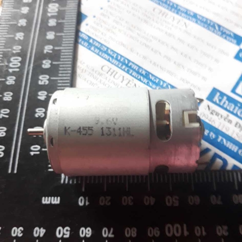 động cơ DC RS-550, 9,6V 19000V/P, trục 3.17mm k-455 kde2478