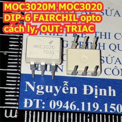 MOC3020 MOC3021 MOC3022 MOC3023 DIP-6 / SOPD-6 opto cách ly quang OUT: TRIAC 400V kde2813