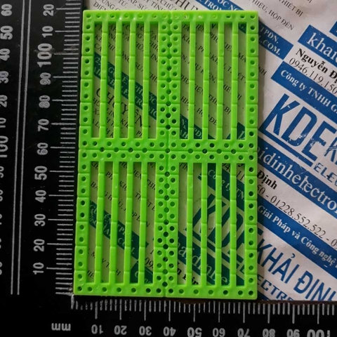 Miếng nhựa làm hộp giảm tốc màu xanh lá kde2905