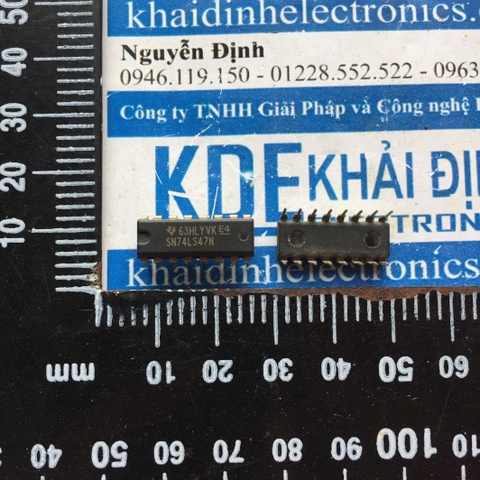 SN74LS47N 74LS47 DIP-16 IC hiển thị led 7 đoạn kde3460