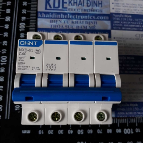 CB MCB AUTOMAX aptomat HÃNG CHINT ĐÓNG CẮT 4P 4 pha BỐN NXB-63Z 16A 20A 32A 40A 60A kde3657