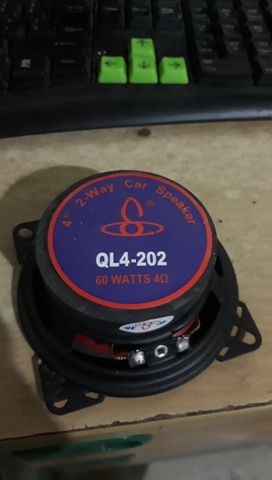 loa màng rung 60W, 75x75x48mm, đường kính 10cm kde3993