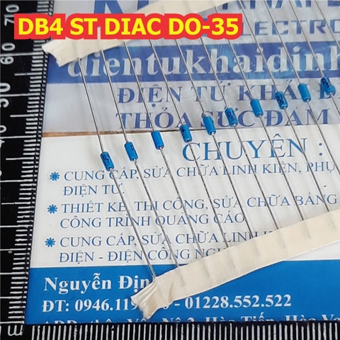 DB3 DB4 ST DIAC chân cắm xanh dương DO-35 kde4283