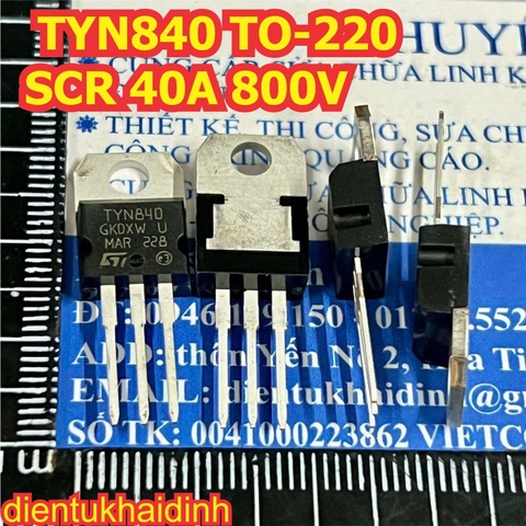 TYN840 TO-220 THYRISTOR SCR 40A 800V áp cao kde4340