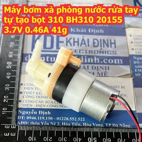 Máy bơm xà phòng nước rửa tay tự tạo bọt 310 BH310 20155 3.7V 0.46A 41g kde4386