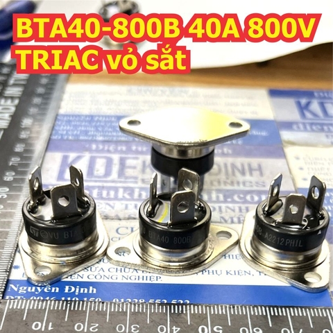 BTA40-800B BTA40 800 40A 800V TRIAC VỎ SẮT hàng mới / tháo máy kde4449