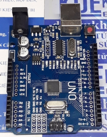 Kit thực hành, Kit phát triển, Kit thí nghiệm Arduino UNO R3 AVR ATMEGA328P, SMD + cáp kde4697