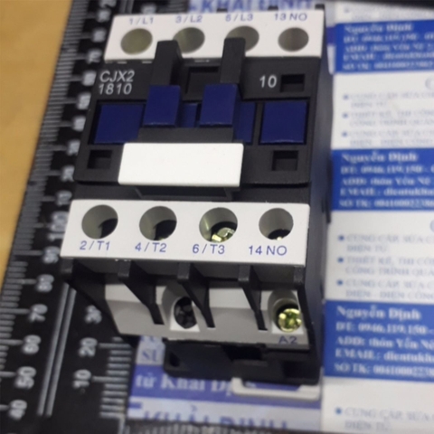 CONTACTOR KHỞI ĐỘNG TỪ CJX2 1810 220VAC/24VAC 18A kde4777