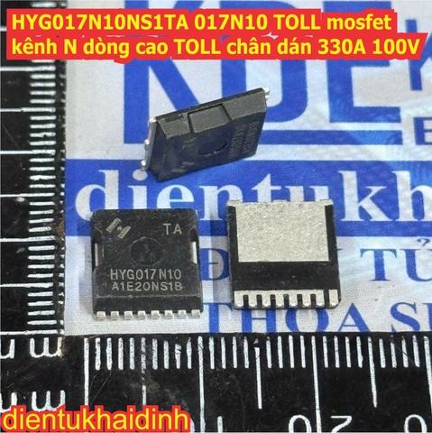 HYG017N10NS1TA 017N10 TOLL mosfet kênh N dòng cao TOLL chân dán 330A 100V kde4844
