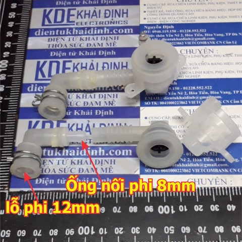 đầu lọc máy lọc nước hồ cá, máy bơm ồng phi 14mm kde4967