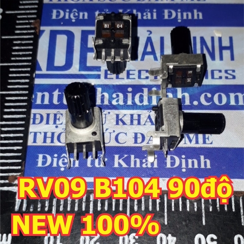 Biến trở , triết áp volume RV09 vuông góc 90 độ 10k 20k 50k 100k kde5120