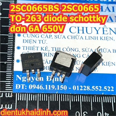 2SC0665BS 2SC0665 TO-263 diode schottky đơn 6A 650V kde5247