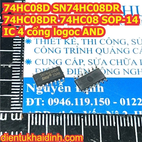 74HC08 74HC08D SN74HC08DR 74HC08DR SOP-14 IC 4 cổng logoc AND kde5251