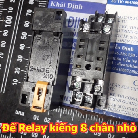 đế Relay Kiếng PYF08A HH52P MY2N-J JZX-22F/2Z loại 8 chân nhỏ kde5334