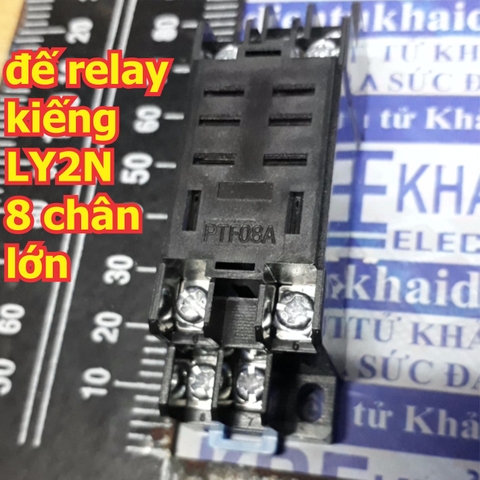 Đế Relay Kiếng LY2N-J PTF08A HH52PL loại 8 chân lớn kde5403