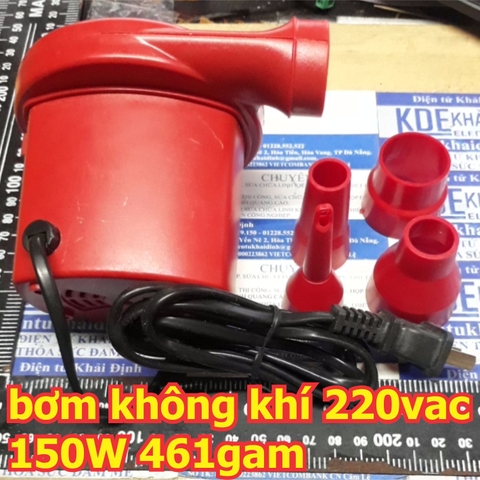Bơm không khí hút, thổi áp: 220Vac, công suất 150W, nặng 461 gam. kde5630