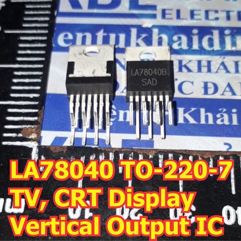 LA78040 78040 TO-220-7 TV, CRT Display Vertical Output IC kde5637