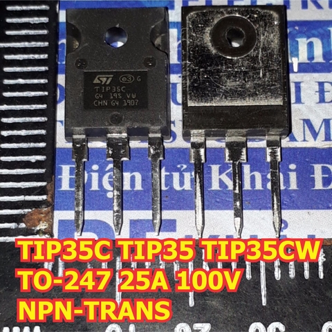 TIP35C TIP35 TIP35CW TO-247 25A 100V NPN-TRANS kde5654