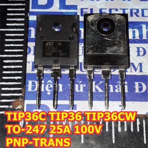TIP36C TIP36 TIP36CW TO-247 25A 100V PNP-TRANS kde5655