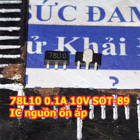 L7810 L7810CV 7810 78L10 0.1A 10V SMD SOT-89 IC nguồn ổn áp kde5689