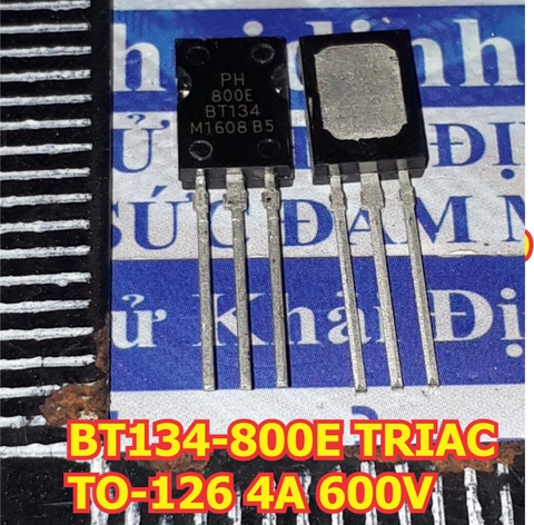 BT134 600E 800E THYRISTOR 2 CHIỀU TRIAC TO-126 4A 600V kde5690