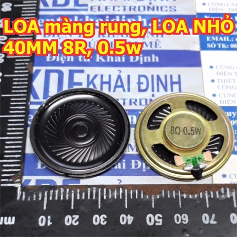 LOA màng rung LOA NHỎ đường kính 40MM 8R 8Ohm 0.5w kde5817
