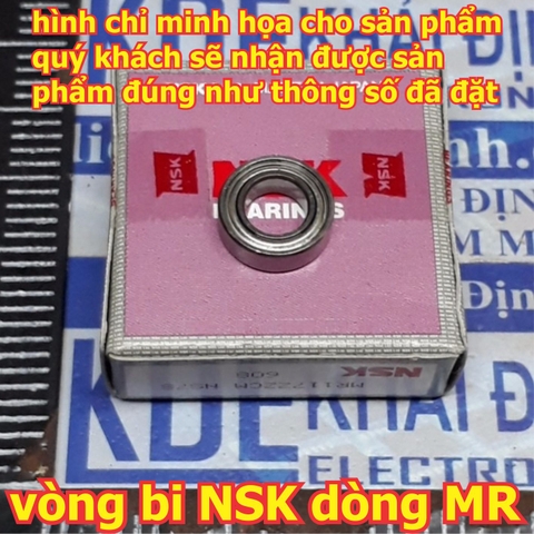 vòng bi, ổ bi, bạc dan NSK MR117 MR126 MR128 MR137 MR148 MR149 MR84 MR85 MR95 MR104 MR105 MR106 MR115 kde6201