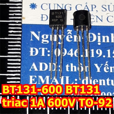 BT131-600 BT131 600 triac 1A 600V TO-92 kde6366