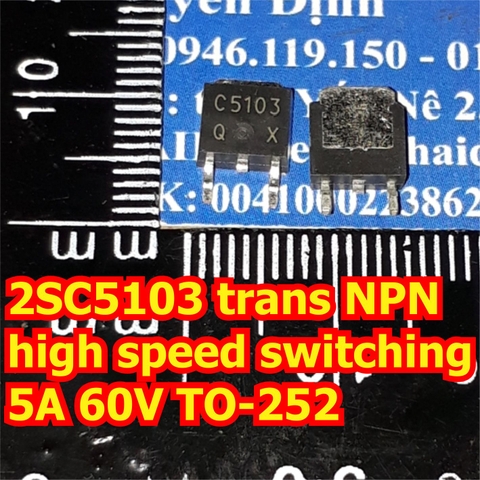2SC5103 5103 high speed switching trans NPN 5A 60V TO-252 kde6373