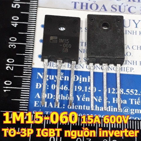 1M15-060 1M15 060 15A 600V TO-3P IGBT nguồn inverter kde6378