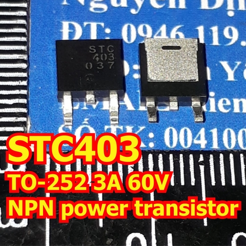 STC403 403 TO-252 3A 60V NPN power transistor kde6383