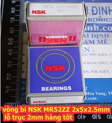 vòng bi, ổ bi, bạc đạn NSK MR52 MR63 MR74 hàng tốt, chụi mài mòn, tốc độ cao kde6659
