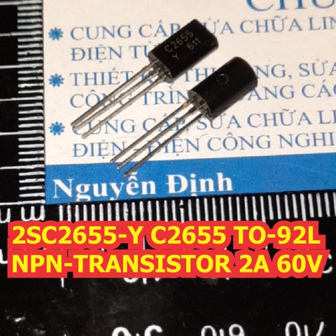 2SC2655-Y C2655 TO-92L NPN-TRANSISTOR 2A 60V kde6697