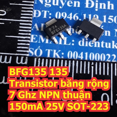 BFG135 BFG591 BFG591A BFG135A  SOT-223 Transistor băng rộng 7 Ghz NPN kde5262