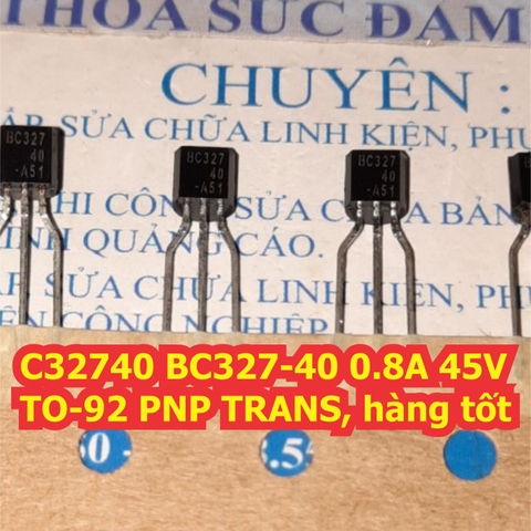 C32740 32740 BC327-40 0.8A 45V TO-92 PNP TRANS, hàng tốt kde6951