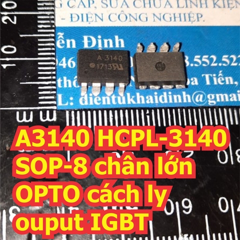 A3140 HCPL3140 HCPL-3140 SOP-8 chân lớn OPTO cách ly ouput IGBT kde7240