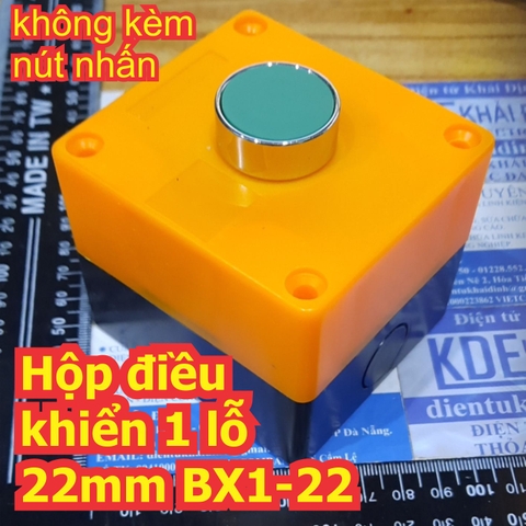 Hộp điều khiển hộp nhựa dùng với công tắc nút nhấn công nghiệp đèn báo lỗ 22mm 1 ~ 6 lỗ BX1 BX2 BX3 BX4 BX6 kde7487