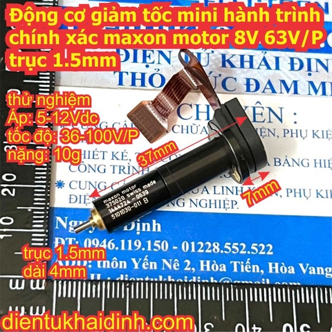 Động cơ giảm tốc mini hành trình chính xác maxon motor 375020 kde8304