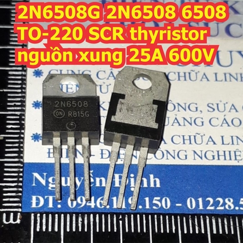 2N6508G 2N6508 6508 TO-220 SCR thyristor nguồn xung 25A 600V kde8503