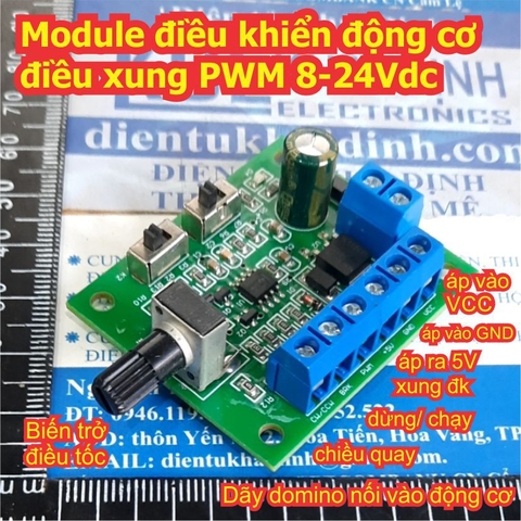 Module điều khiển động cơ điều xung PWM 8-24Vdc kde8533